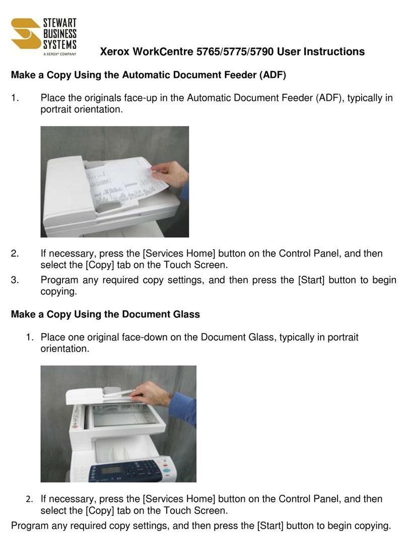 Xerox WorkCentre 5765 User instructions