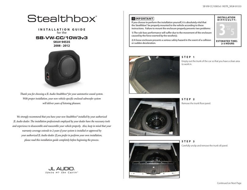 Stealthbox SB-VW-CC/10W3v3 installation guide