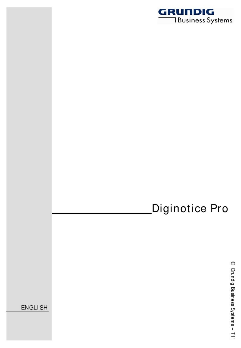 Grundig Diginotice Pro user manual
