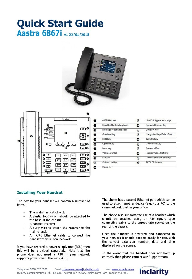 Aastra 6867i User manual