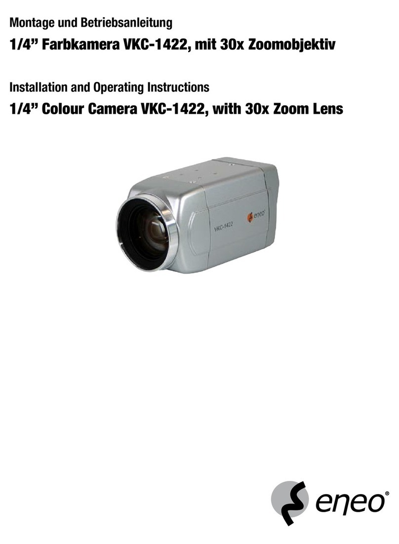 Eneo VKC-1422 Installation and operating instructions