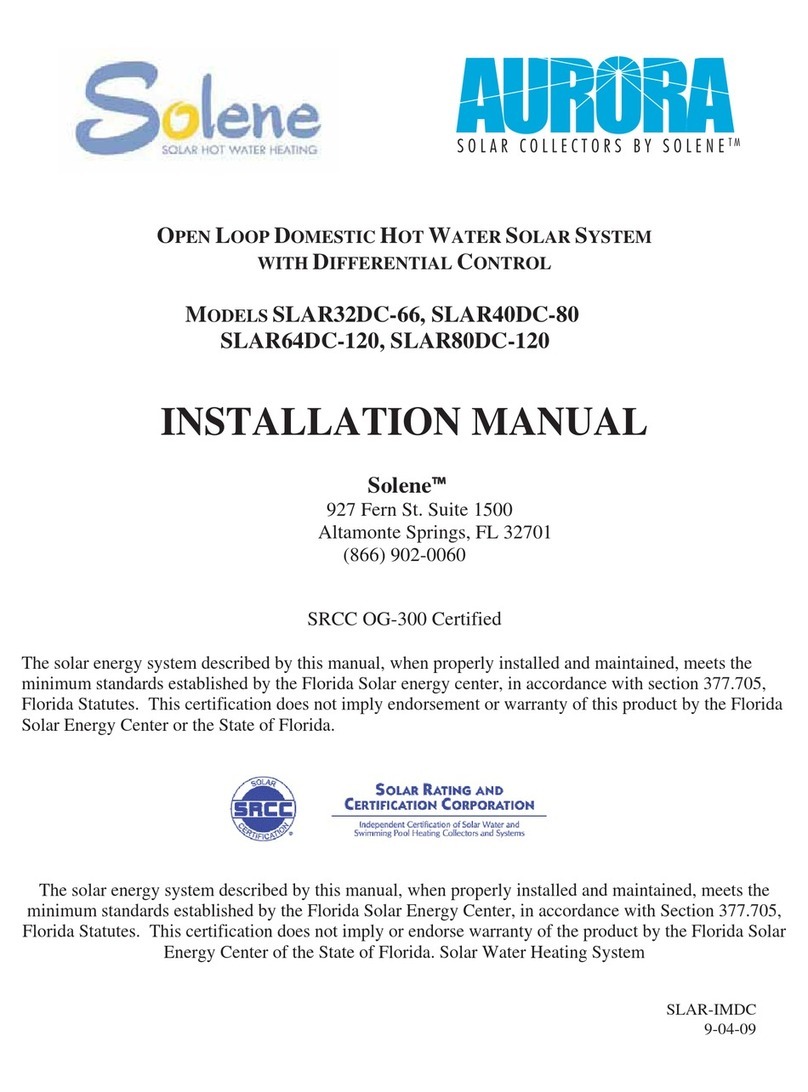 Solene SLAR32DC-66 installation manual