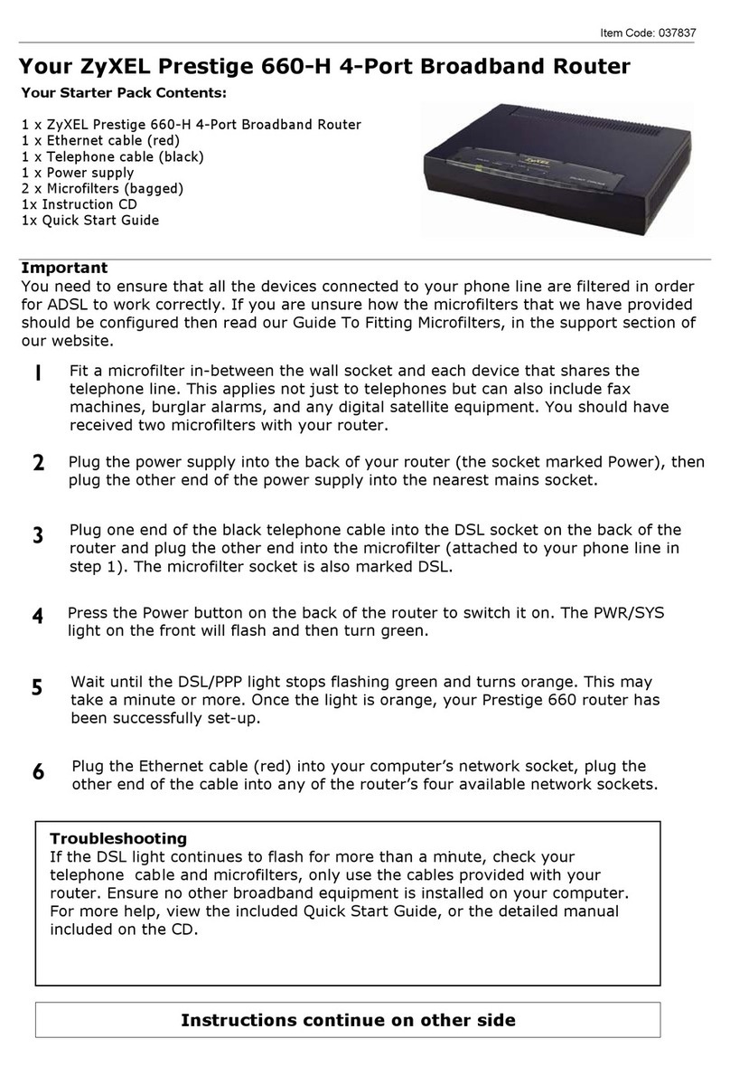 ZyXEL Communications Prestige 660H Series User manual