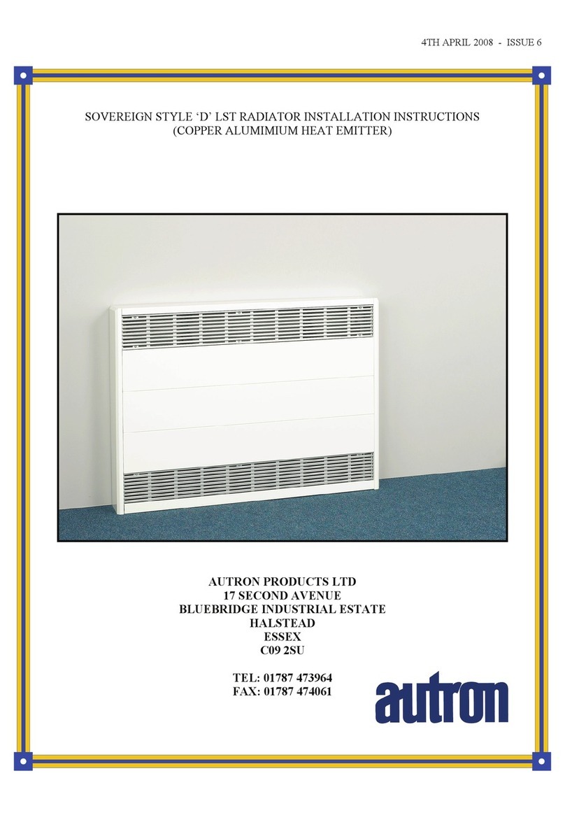 Autron SOVEREIGN STYLE ‘D’ LST installation instructions Autron SOVEREIGN STYLE ‘D’ LST installation instructions