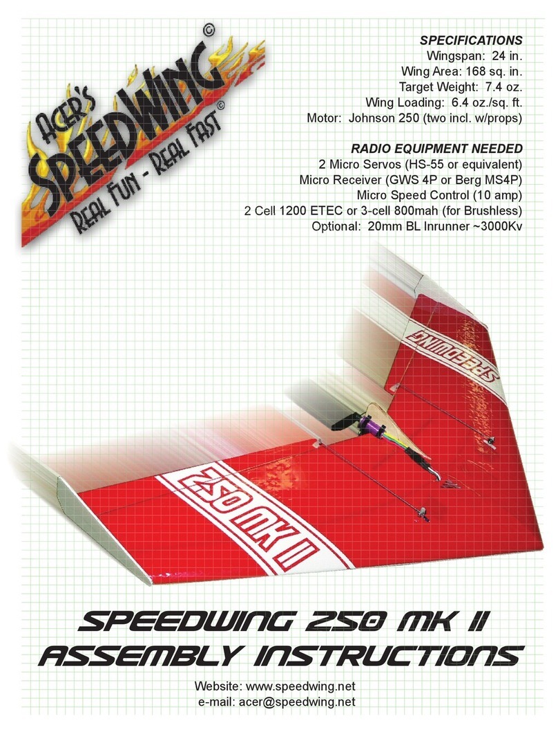 SpeedWing 250 Mk II Assembly instructions