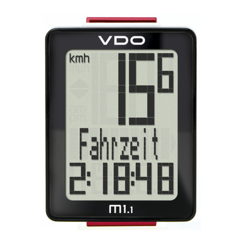 VDO M1 WR User manual