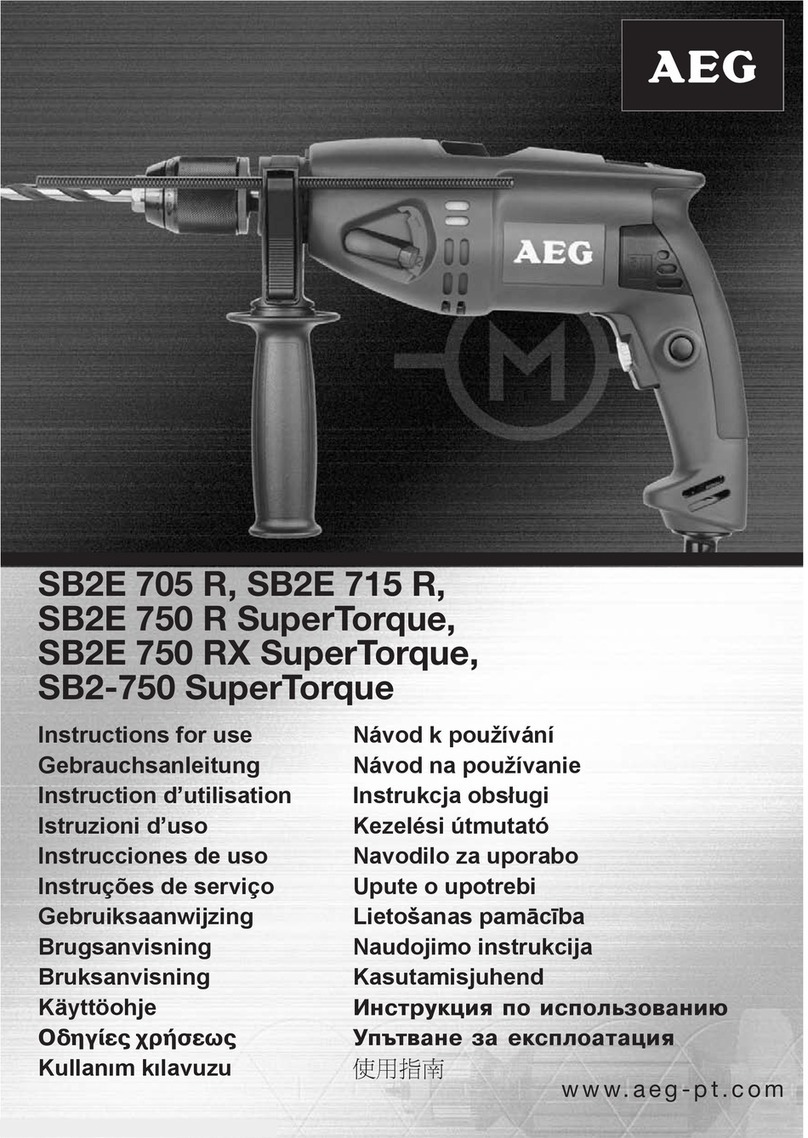 AEG SB2E 705 R Instructions for use