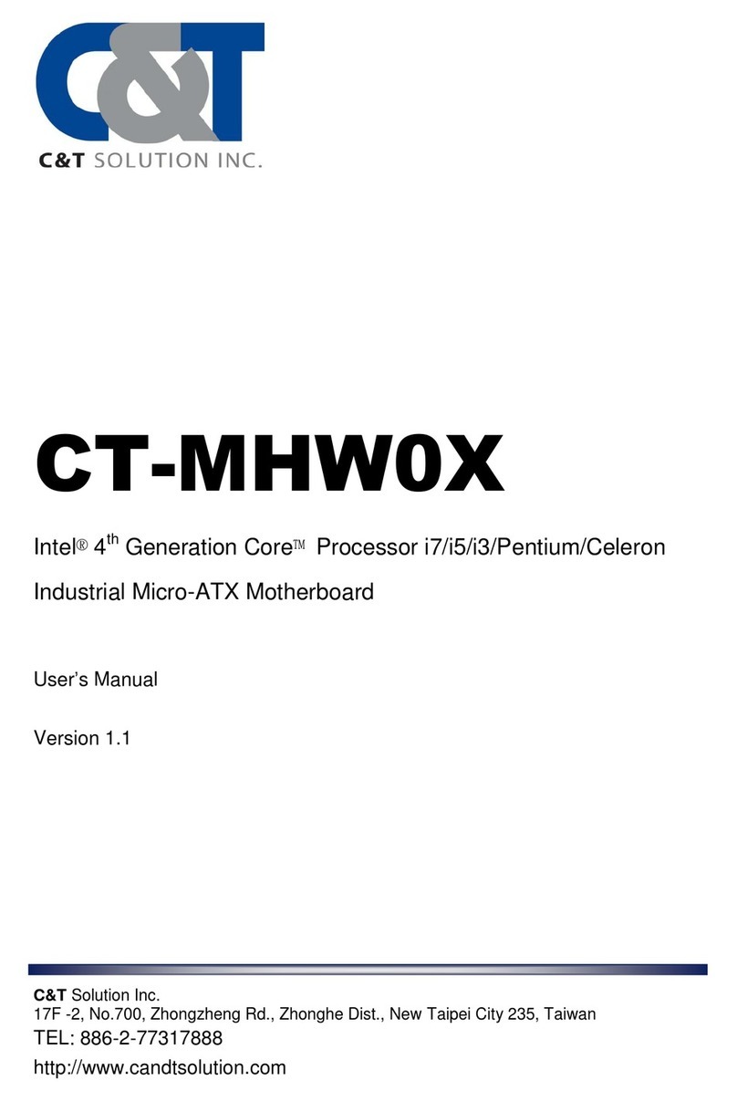 C&T Solution CT-MHW0X User manual C&T Solution CT-MHW0X User manual