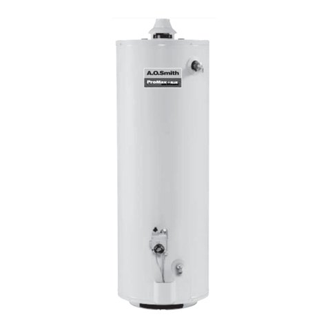 A.O. Smith ProMax+plus High Efficiency SERIES 100 User manual