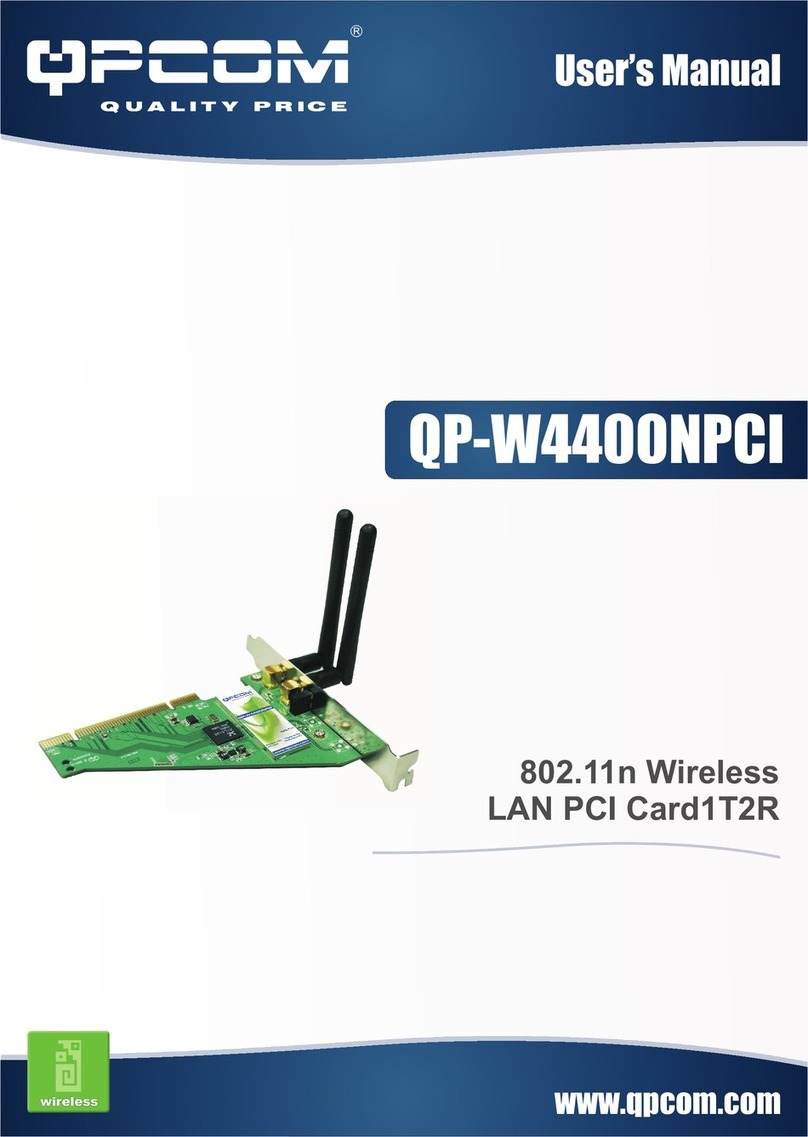 qpcom QP-W4400NPCI user manual