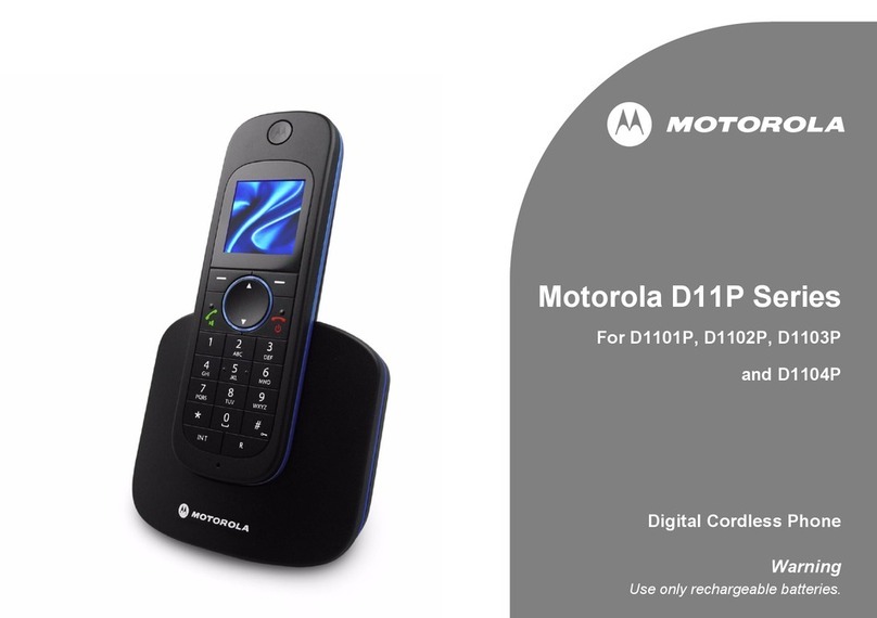 Motorola D1101P user guide