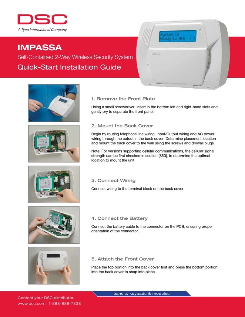 DSC IMPASSA Instruction Manual
