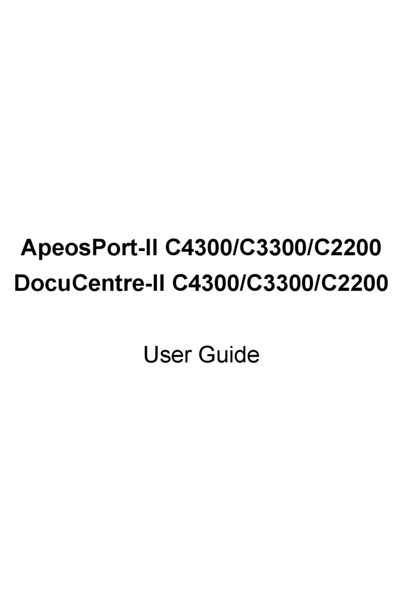 Fuji Xerox ApeosPort-II C4300 User manual