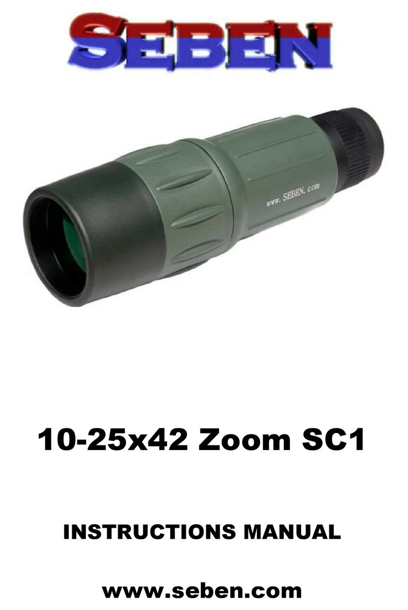Seben 10-25x42 Zoom SC1 instruction manual