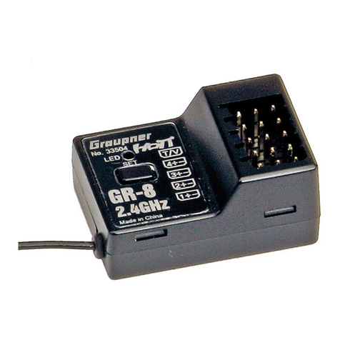 GRAUPNER GR-8 HoTT user manual