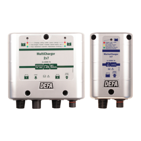 DEFA MultiCharger 1x7 User manual
