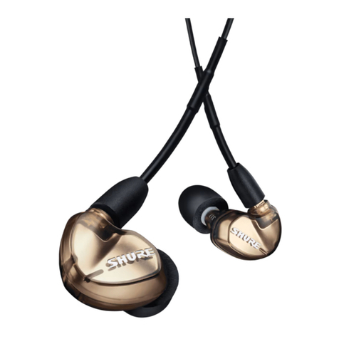 Shure Sound Isolating SE535 user guide