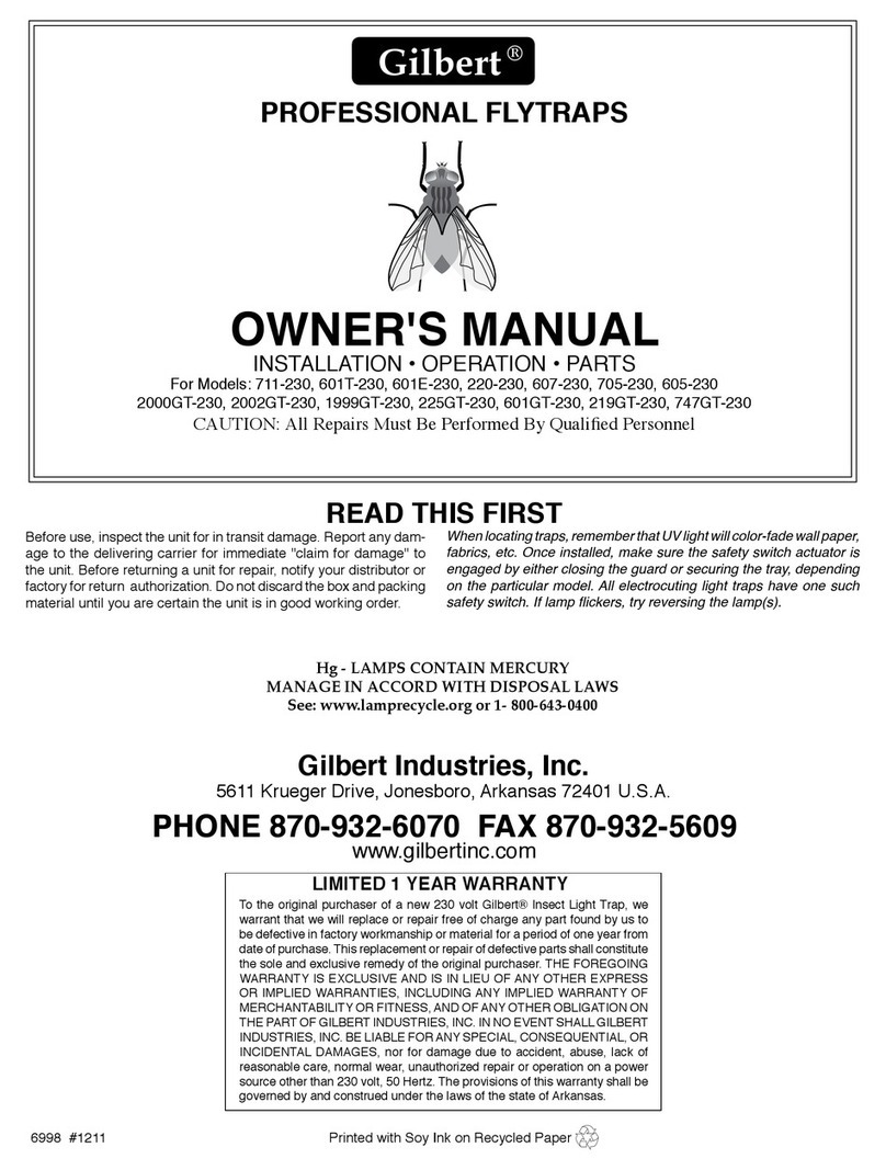 Gilbert 711-230 owner's manual