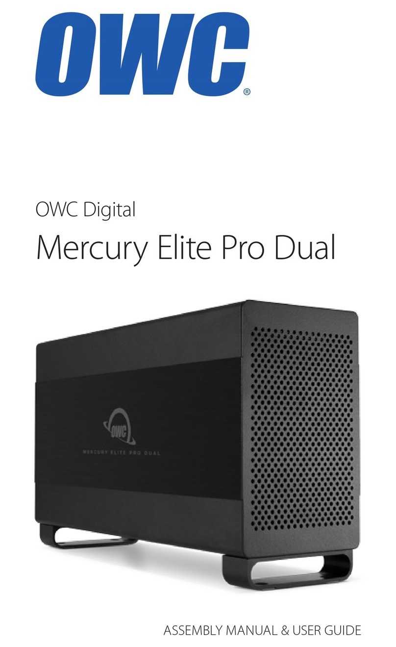 OWC Mercury Elite Pro Dual Assembly manual & user guide