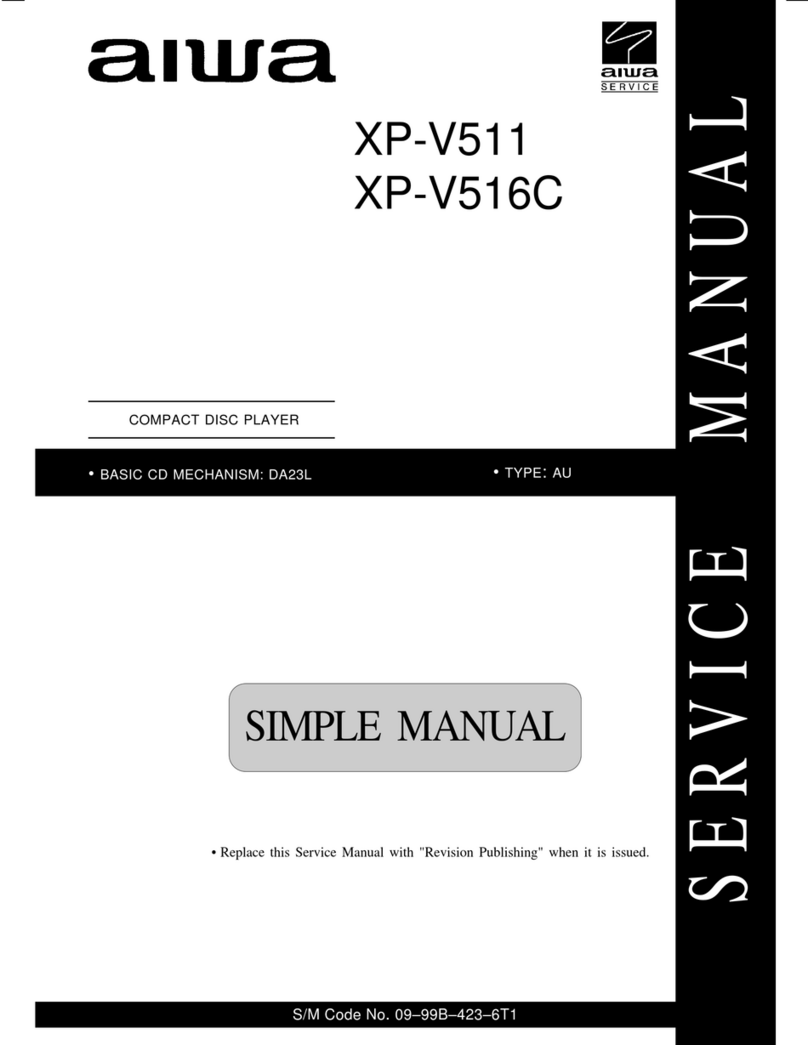 Aiwa XP-V511 Service manual