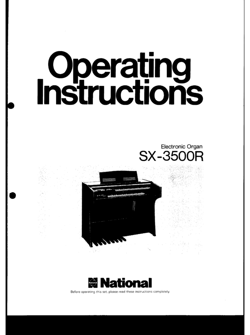 Technics SX-3500R User manual