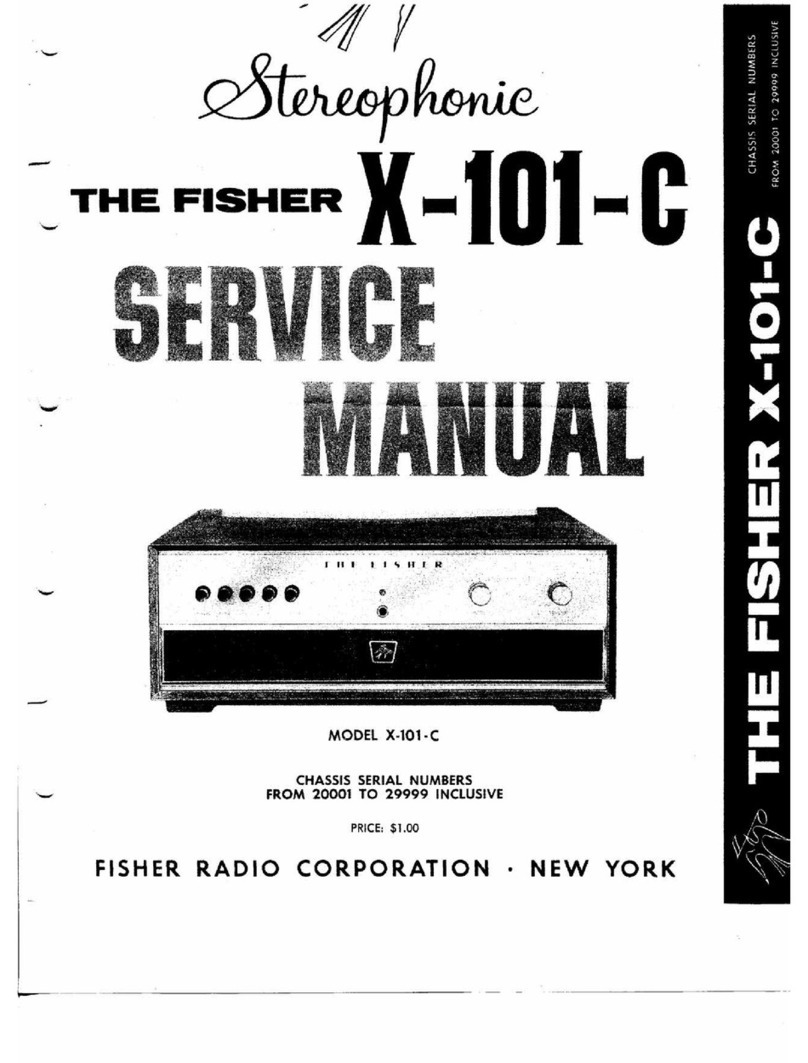 FISCHER X-101-C Service manual