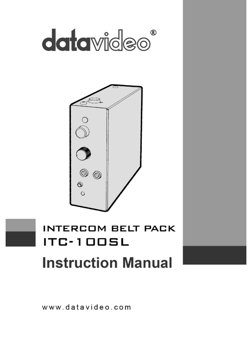 Data Video ITC-100SL instruction manual