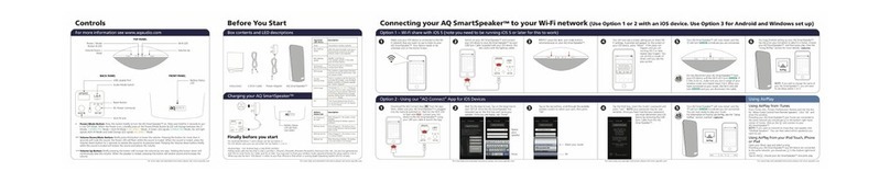 AQ Audio SmartSpeaker Start guide
