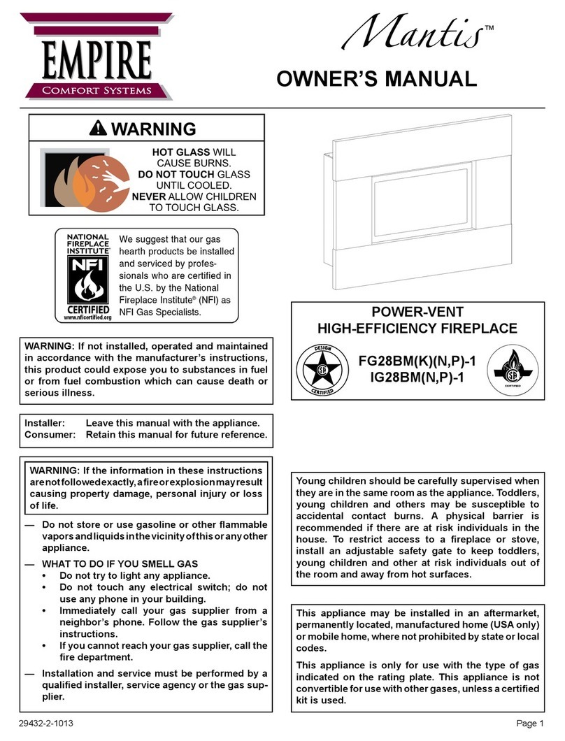 Empire Mantis series owner's manual
