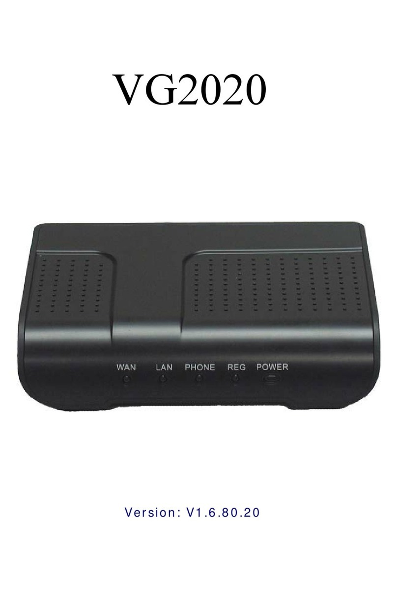 VOPtel VG2020 user guide
