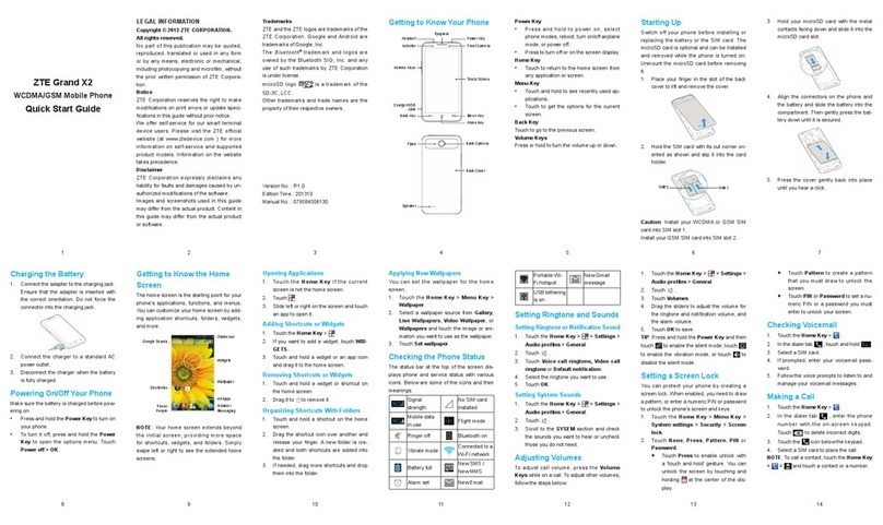 Zte Grand X2 User manual