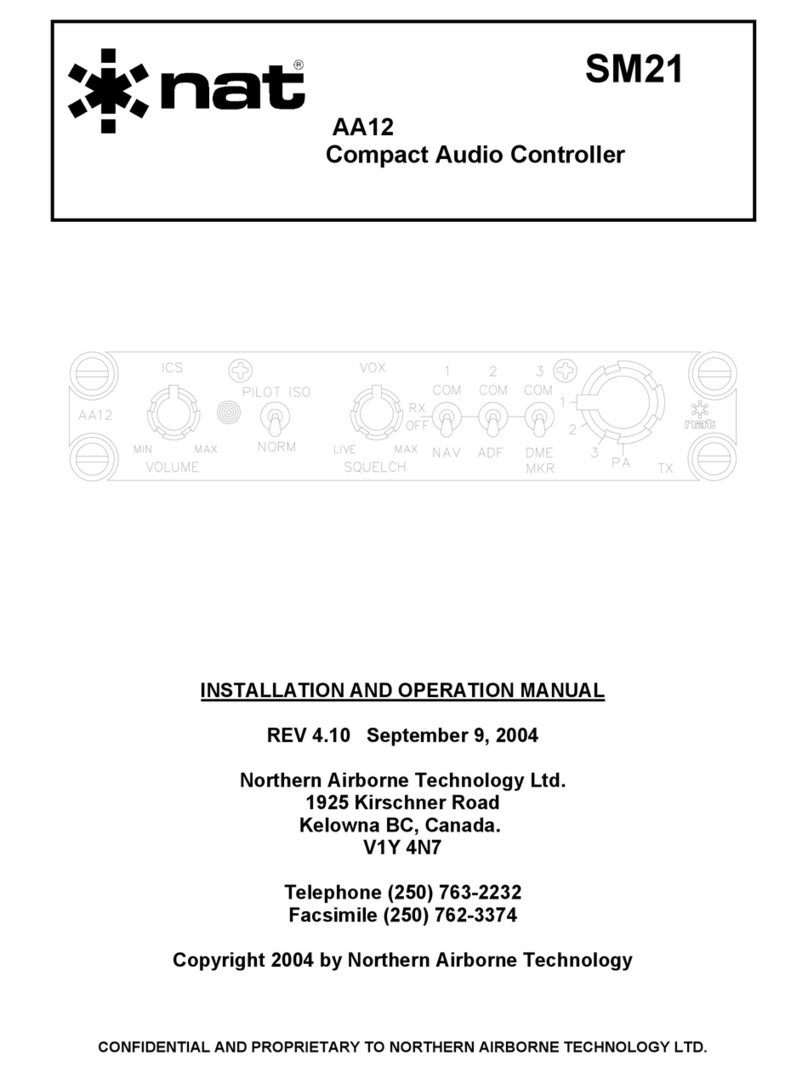 Nat AA12 Installation and operation guide