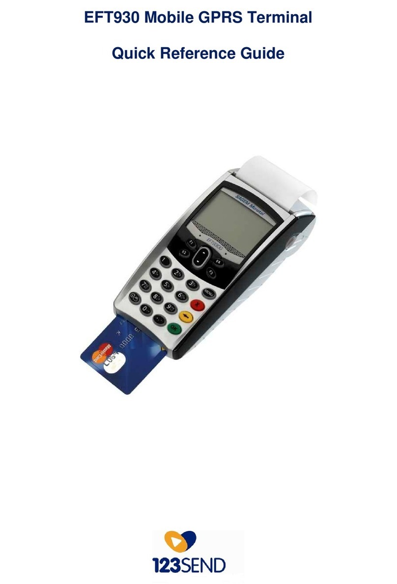Sagem EFT930 Quick reference guide