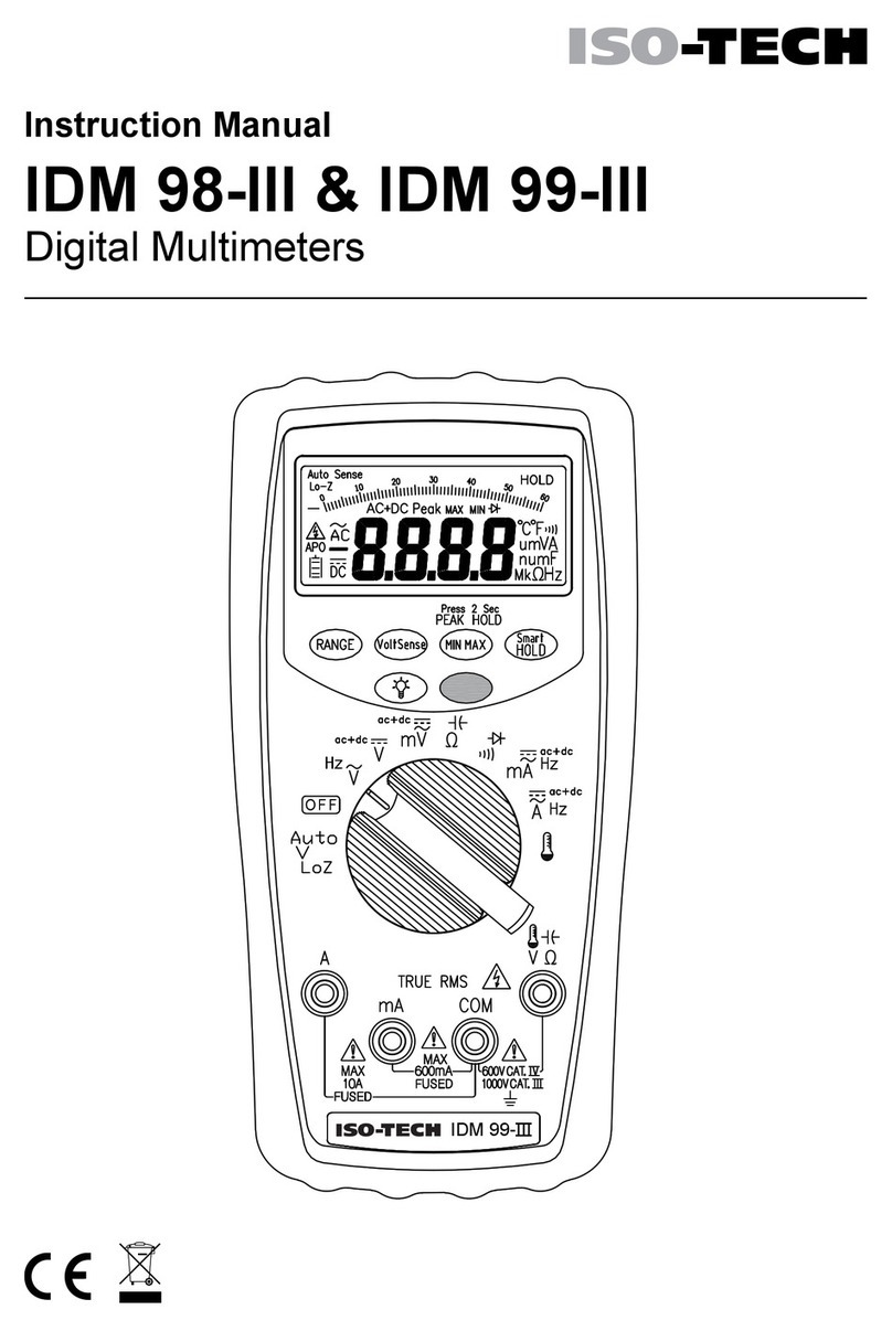 Isotech IDM 98-III instruction manual