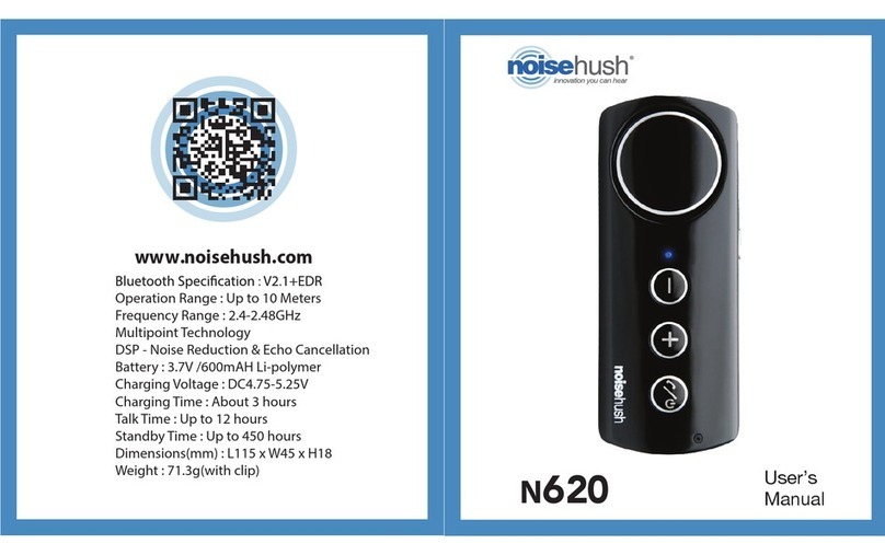 noisehush N620 user manual