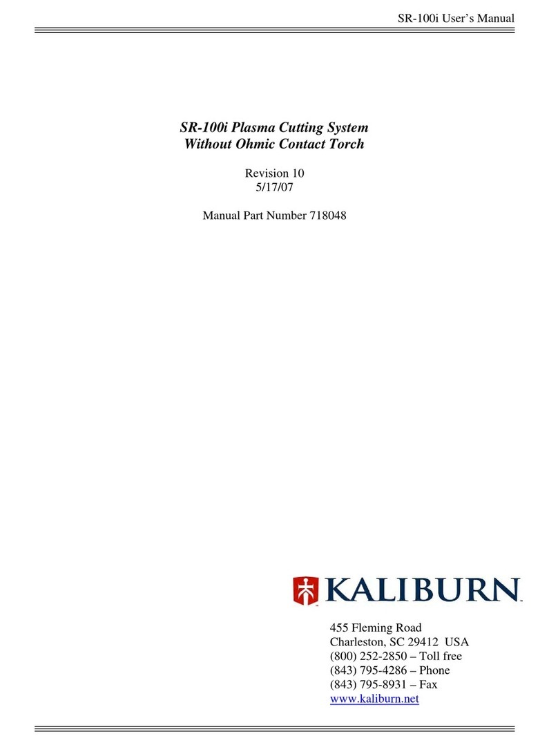 Kaliburn SR-100i User manual