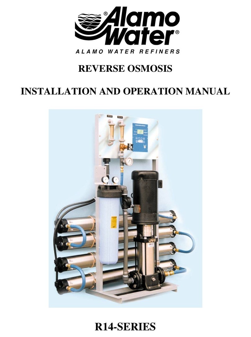 Alamo Water R14-02 Installation and operation manual