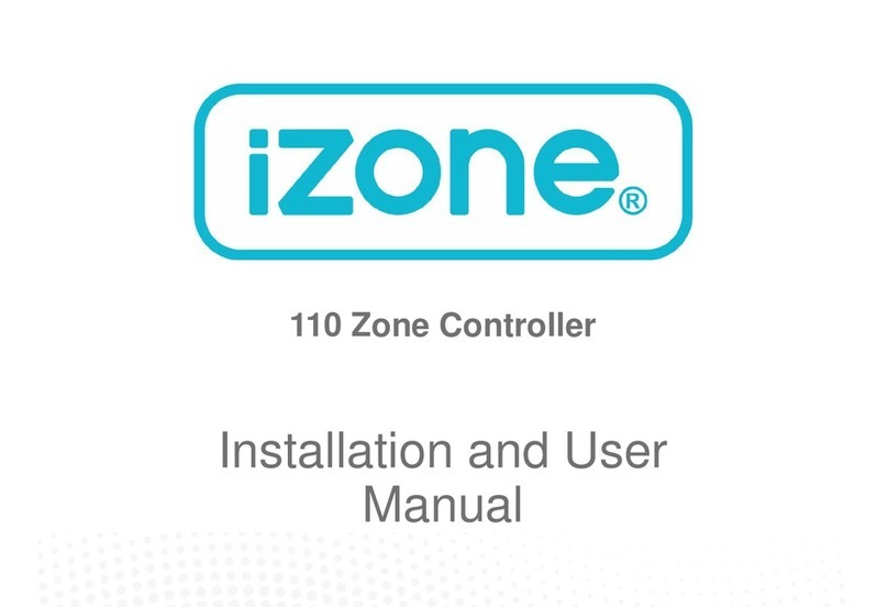 iZone C110MC Installation and user manual