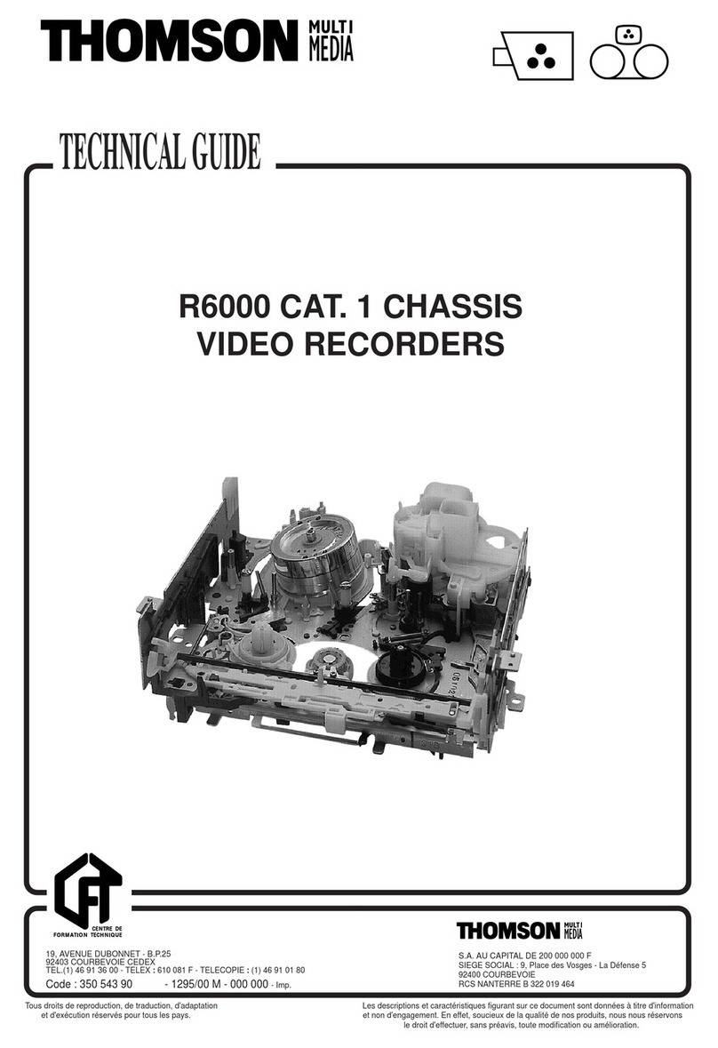 THOMSON VP2750 Technical guide