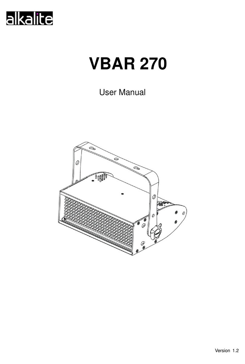 Alkalite VBAR 270 User manual