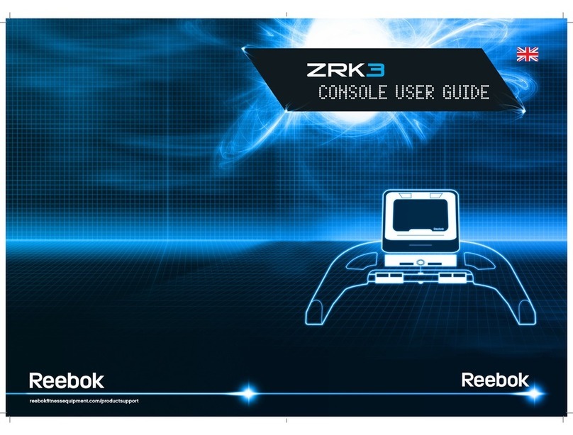 Reebok ZRK3 User manual