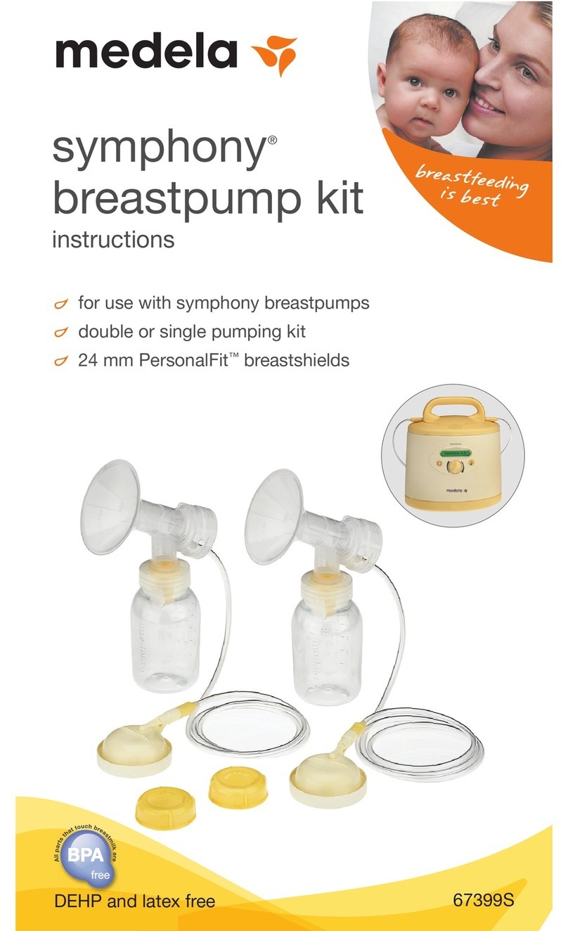 Medela Symphony 67399S User manual Medela Symphony 67399S User manual