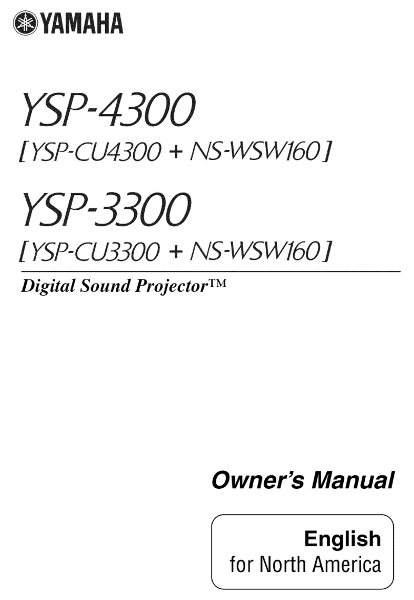 Yamaha YSP-4300 owner's manual