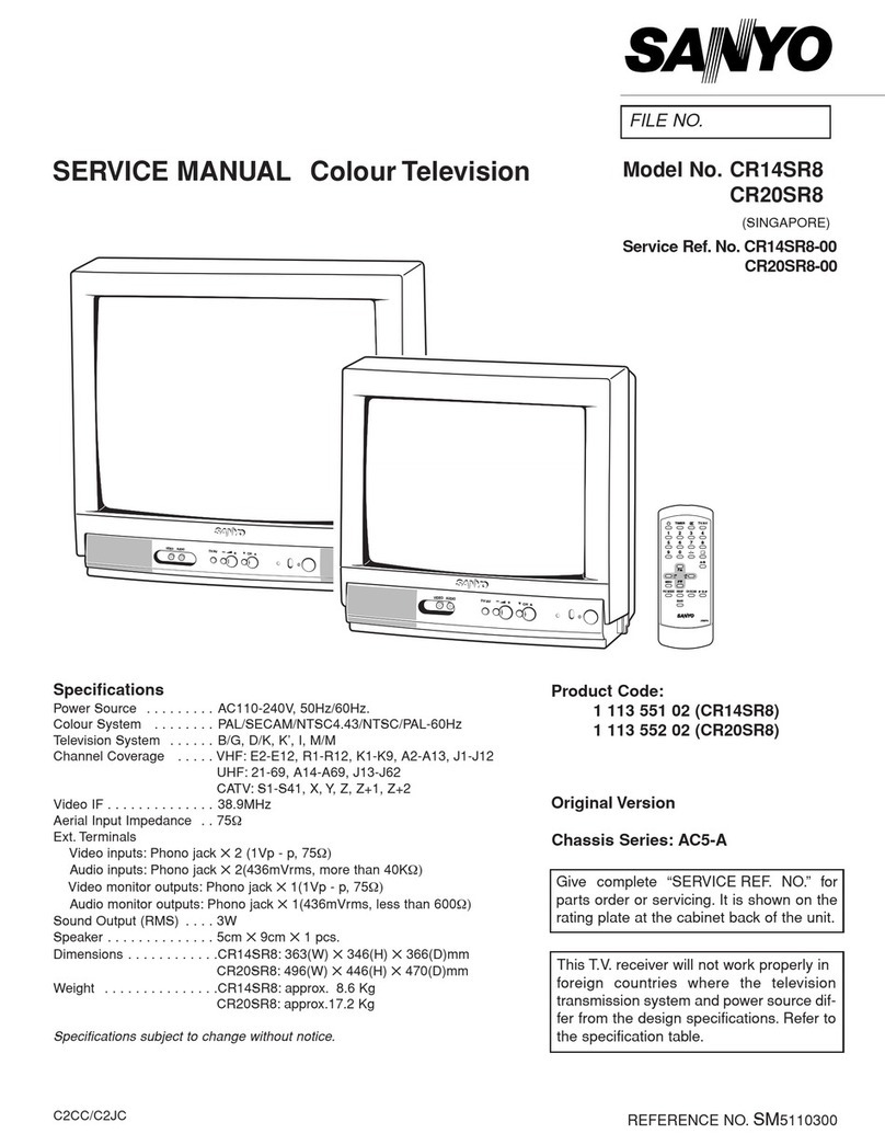 Sanyo CR14SR8 User manual