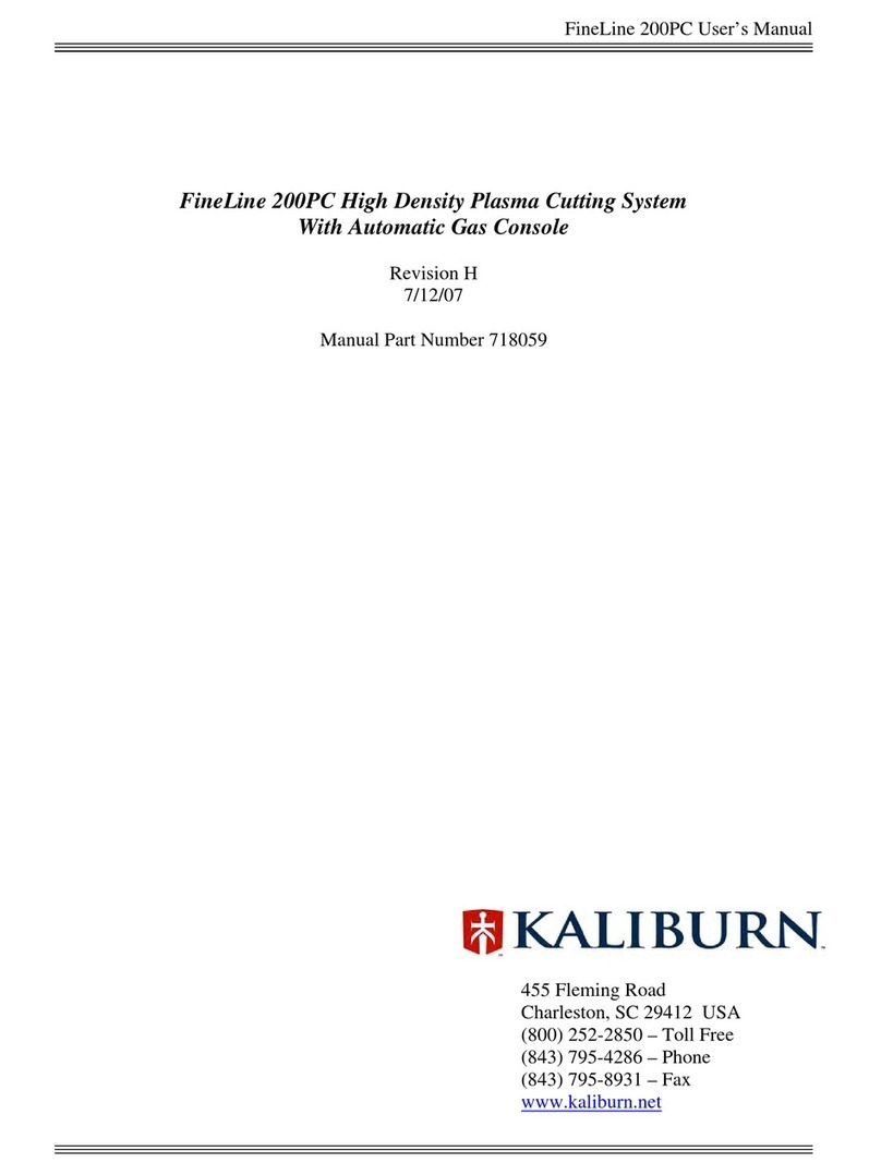 Kaliburn FineLine 200PC user manual