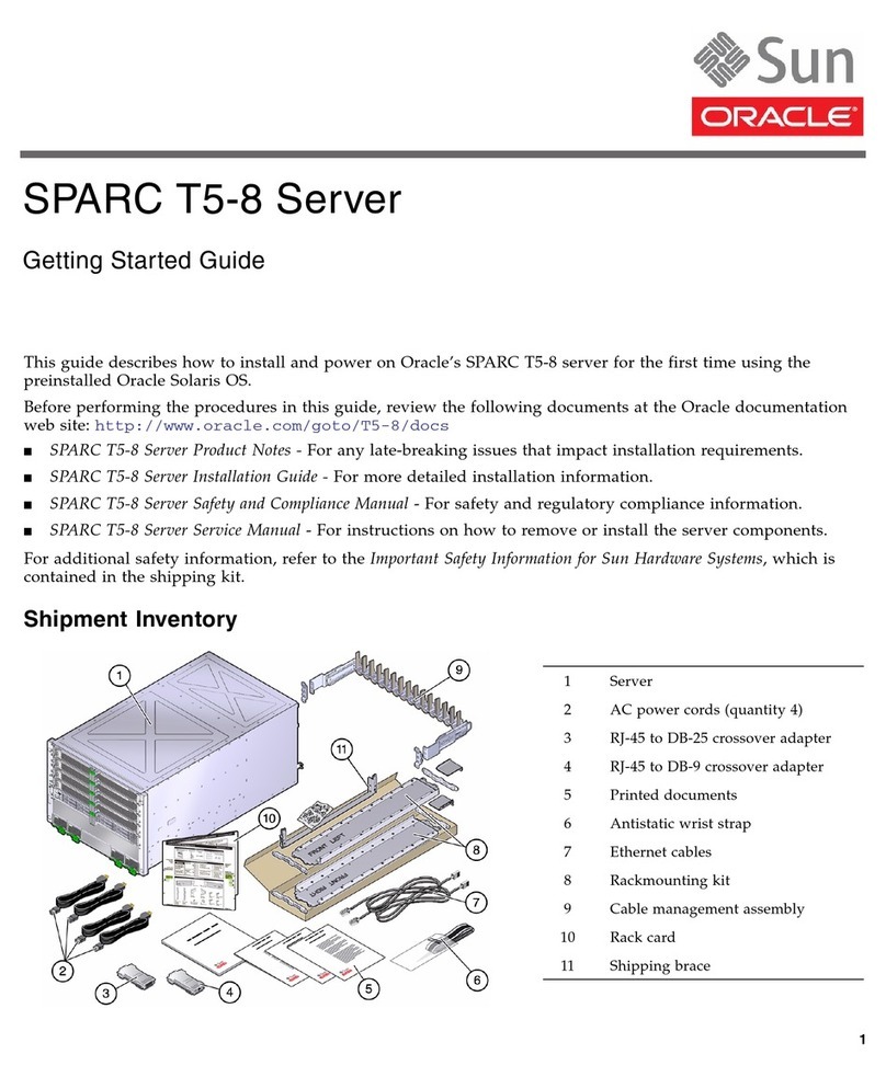 Oracle SPARC T5-8 User manual Oracle SPARC T5-8 User manual
