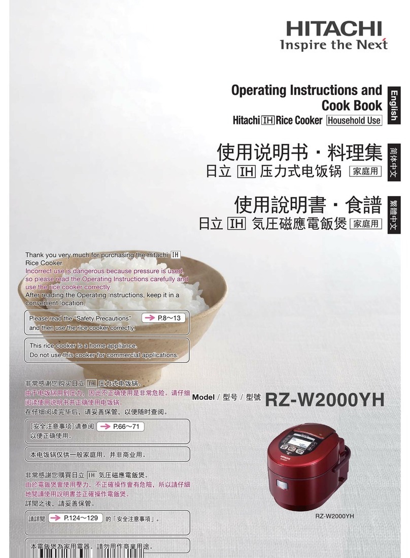 Hitachi RZ-W2000YH User manual