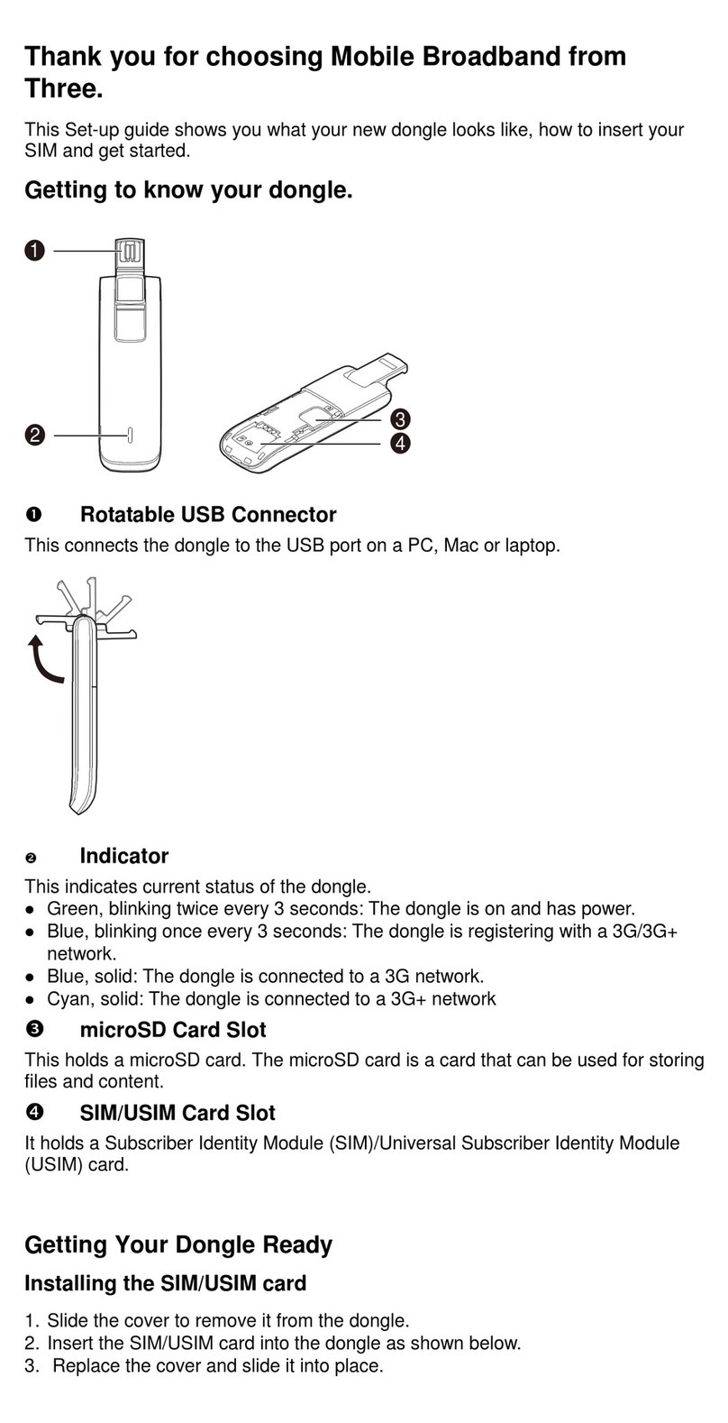 Three E3256 User manual