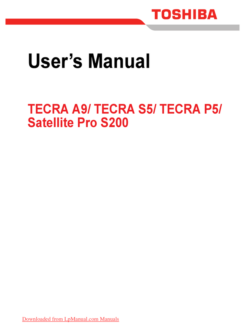Toshiba TECRA S5 User manual