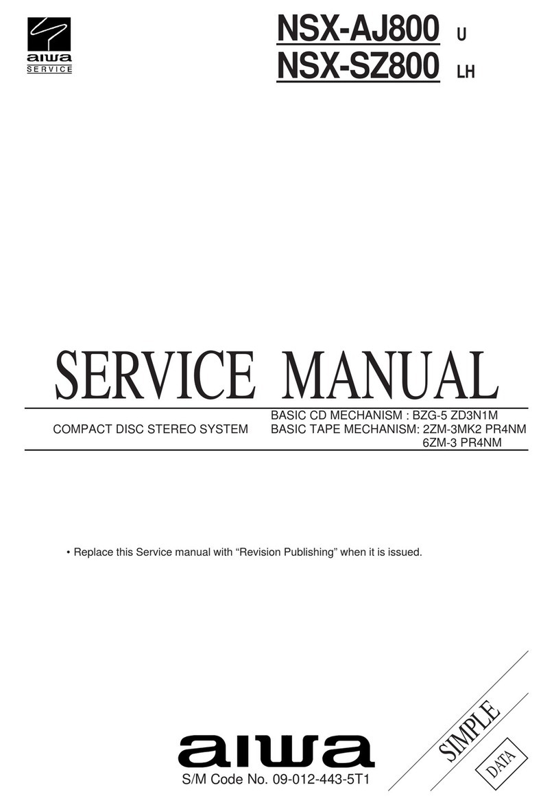 Aiwa NSX-AJ800 User manual